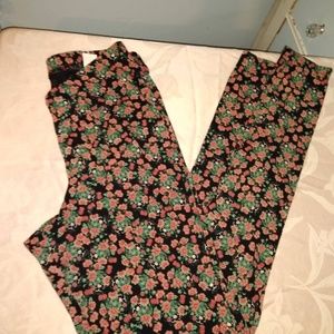Torrid,0, floral leggings.